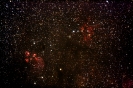 Katzenpfoten-Nebel (NGC 6334) & Rosen-Nebel (NGC 6357) im Sco