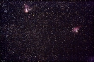Omega-Nebel (M17) & Adler-Nebel (M 16)