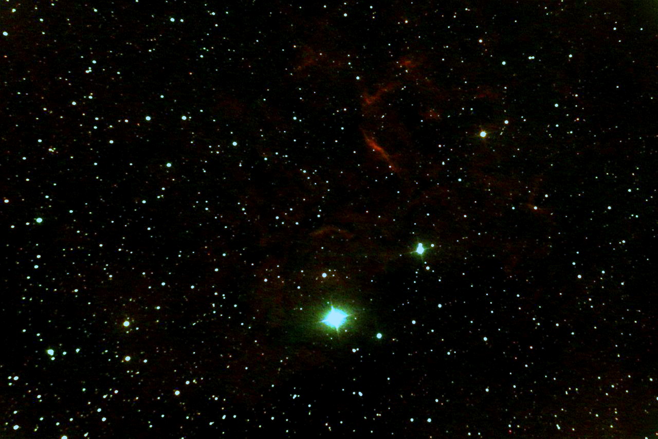 Flammenstern-Nebel (IC 405) im Aur