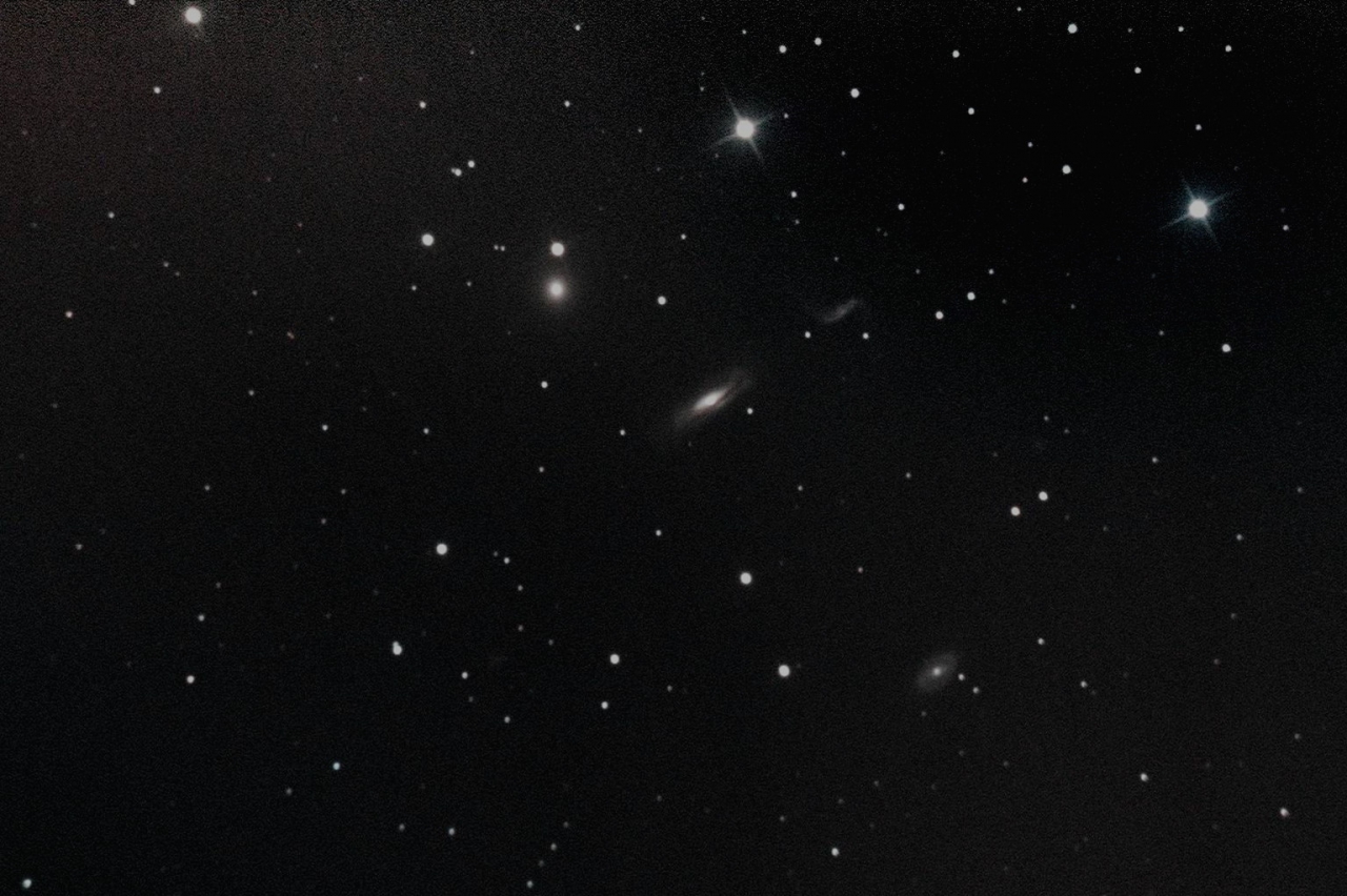 Leo-Quartett (NGC 3185, NGC 3187, NGC 3190, NGC 3193)