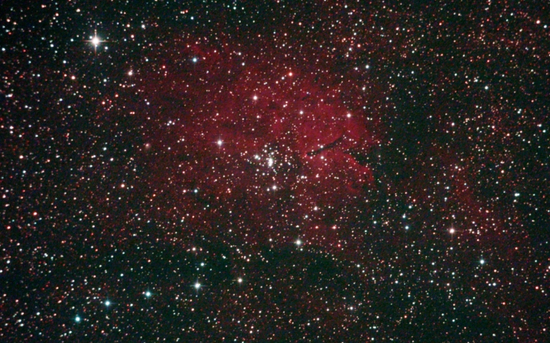 Emissionsnebel (NGC 6823) im Vul